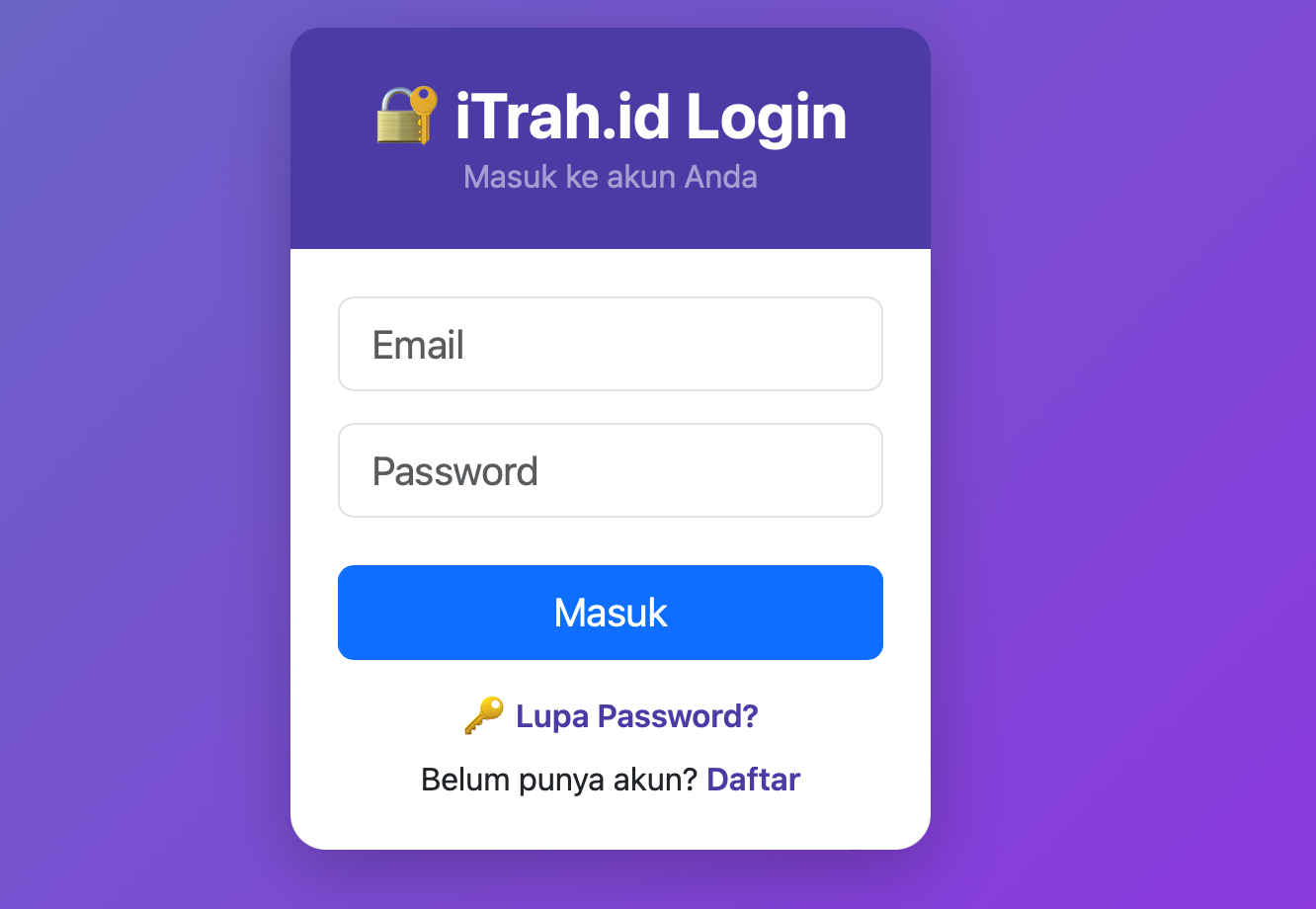 Halaman Login